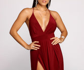 Brie Double Slit A-Line Formal Dress Sai Feel